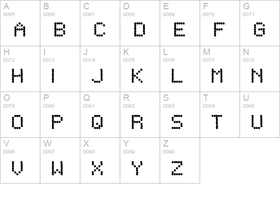 SF Telegraphic Bold uppercase A-Z preview