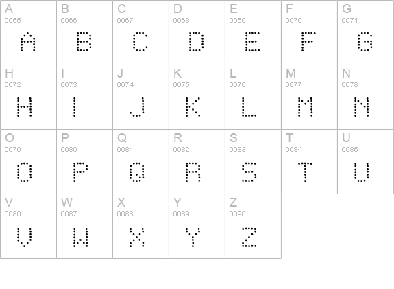 SF Telegraphic Light Bold uppercase A-Z preview