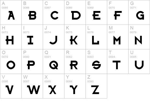 Sharon Apple Normal uppercase A-Z preview