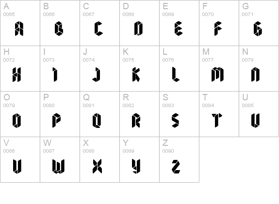 sheandy uppercase A-Z preview