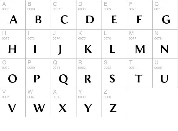 ShellSans-Bold uppercase A-Z preview