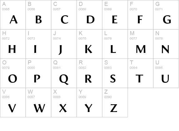 ShellSansExpert-Bold uppercase A-Z preview