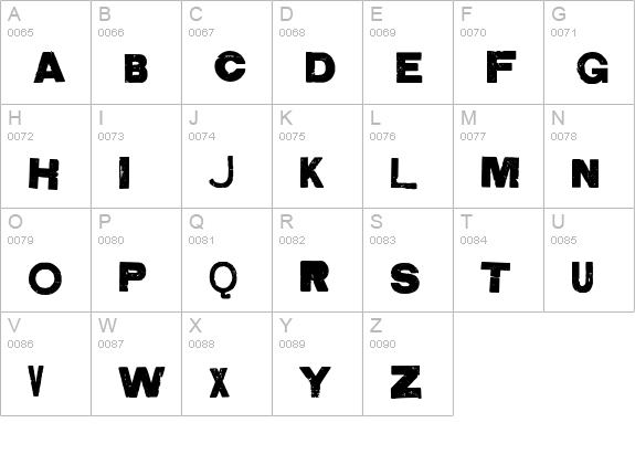 Shelton Pro Sans uppercase A-Z preview