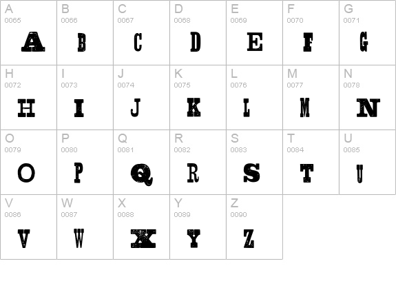 Shelton Pro Slab uppercase A-Z preview