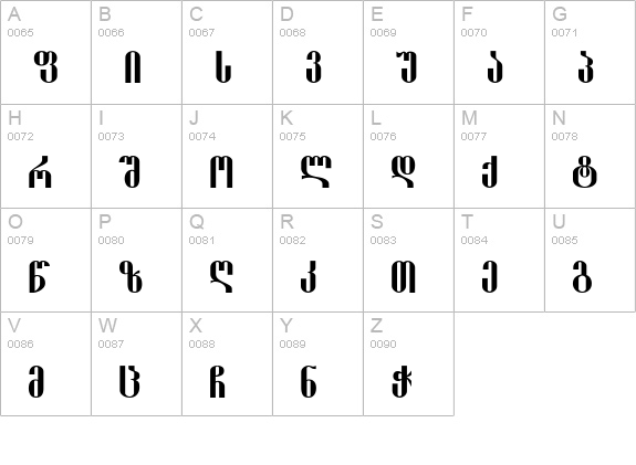 Shemokhmedy-ITV uppercase A-Z preview