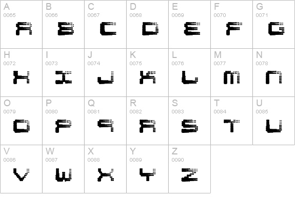 Shift uppercase A-Z preview