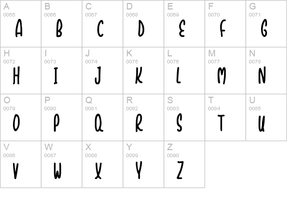 Shockers
 uppercase A-Z preview
