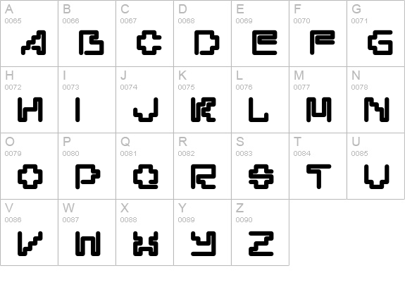 Silesia-Heavy uppercase A-Z preview