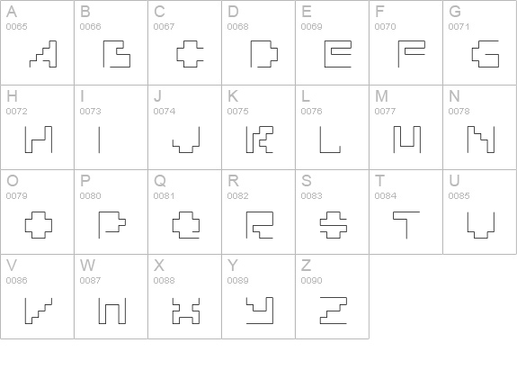 Silesia-Thin uppercase A-Z preview