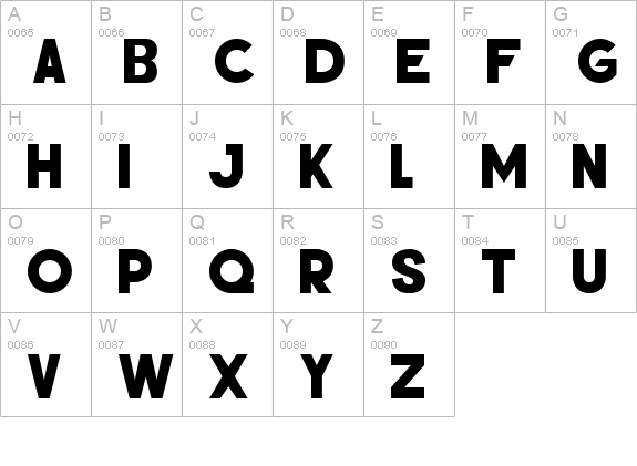 Silver Forte uppercase A-Z preview