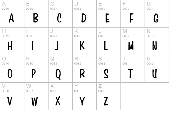Simpson Condensed Heavy Normal uppercase A-Z preview