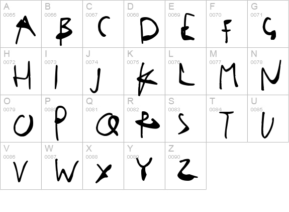 Single Stroke Inks
 uppercase A-Z preview