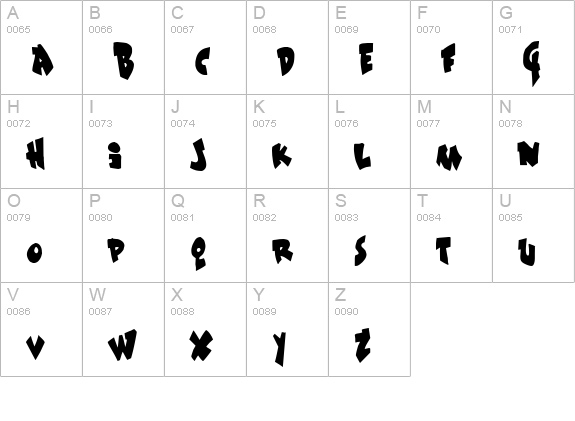Sk8 or dye uppercase A-Z preview