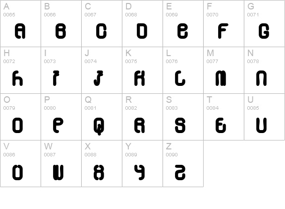 Skylab 600 uppercase A-Z preview