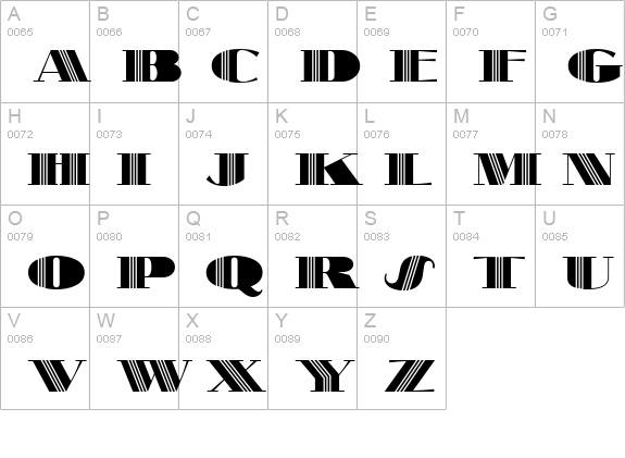 SlamBang Theater NF uppercase A-Z preview