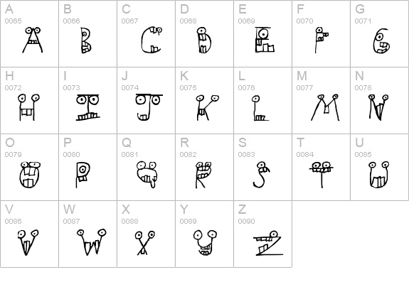Slapstick Dental Inc. uppercase A-Z preview