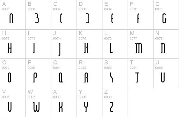 Smart and Sexy uppercase A-Z preview
