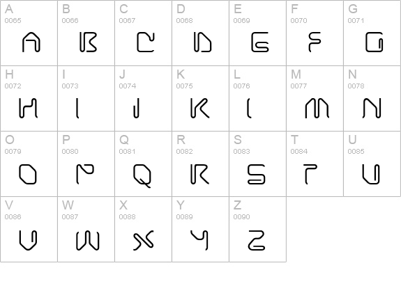 SMCChicago uppercase A-Z preview
