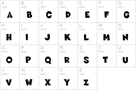 Sneakerhead BTN uppercase A-Z preview
