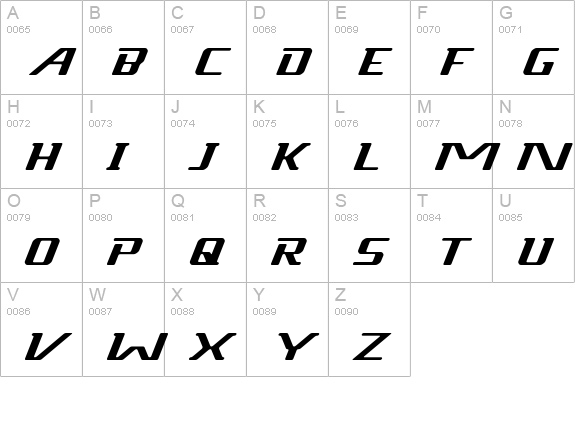 Sneakout uppercase A-Z preview