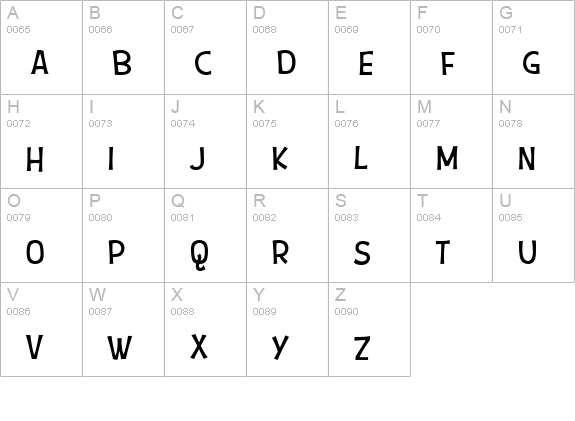 Snoopy uppercase A-Z preview