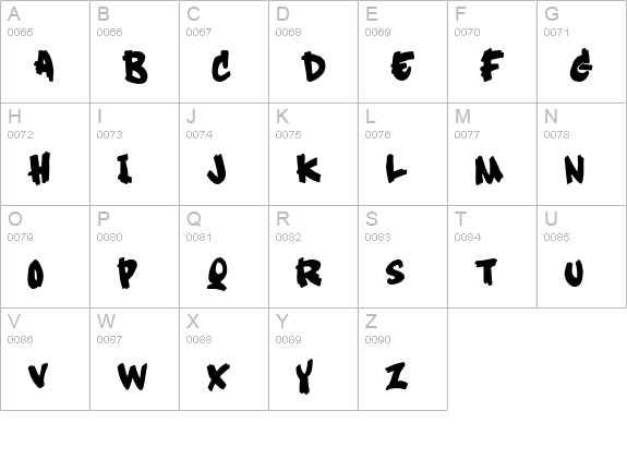 Soft Sugar plain uppercase A-Z preview