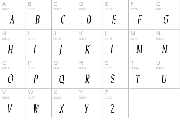 SoftAutumn uppercase A-Z preview