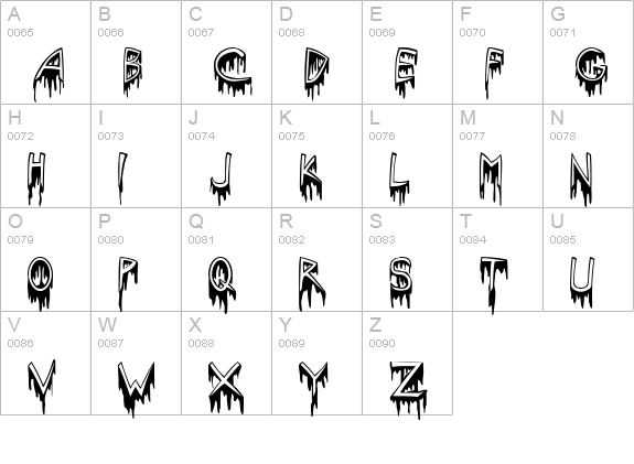 SolsticeOfSuffering uppercase A-Z preview