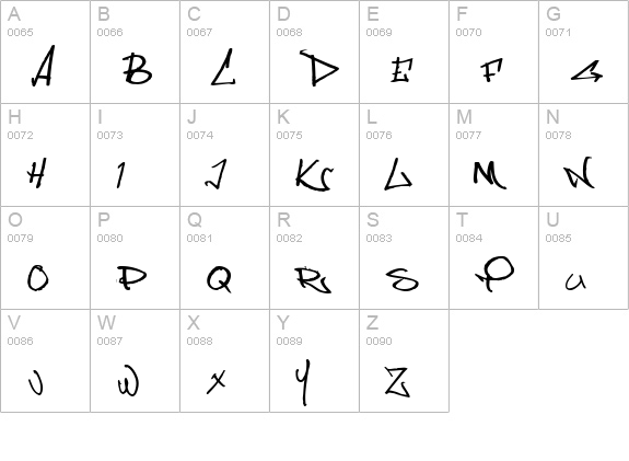 Some's Style Straight out of Sweden uppercase A-Z preview