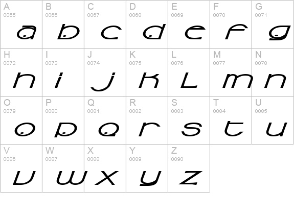 Sonic Superpowers uppercase A-Z preview