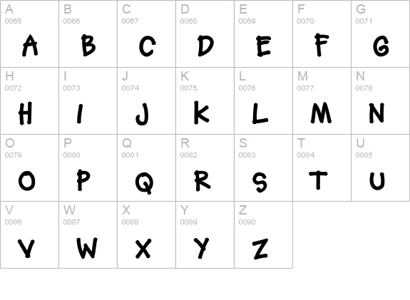 SoupBone-ExtraBold uppercase A-Z preview