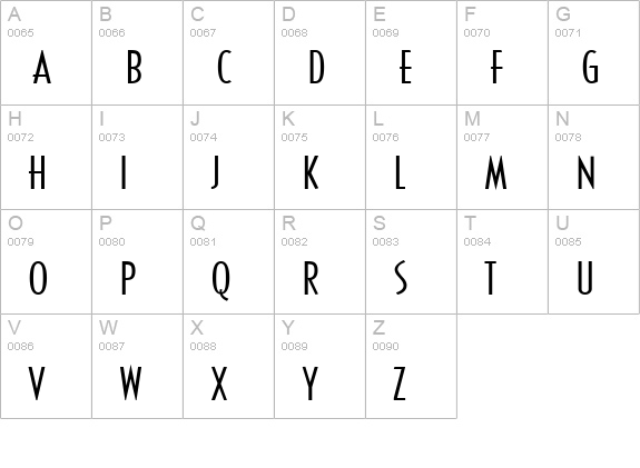 Southwestern-Extended Normal uppercase A-Z preview
