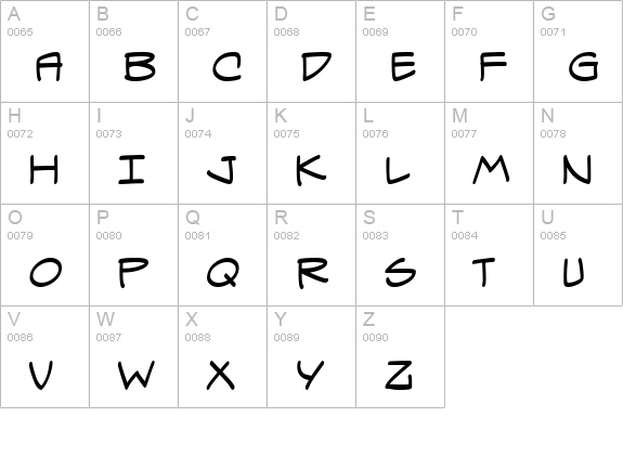 Spectre Verde BB uppercase A-Z preview