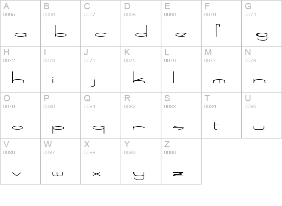 Speed Bowling uppercase A-Z preview