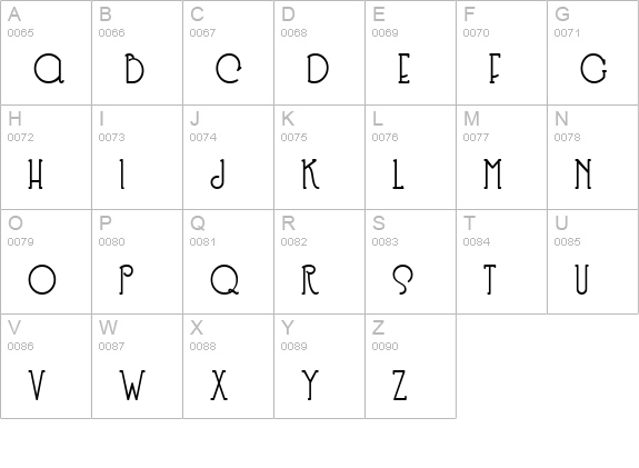 SpeedballNo3 uppercase A-Z preview