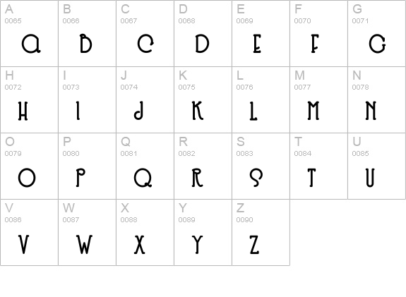SpeedballNo3NF Bold uppercase A-Z preview