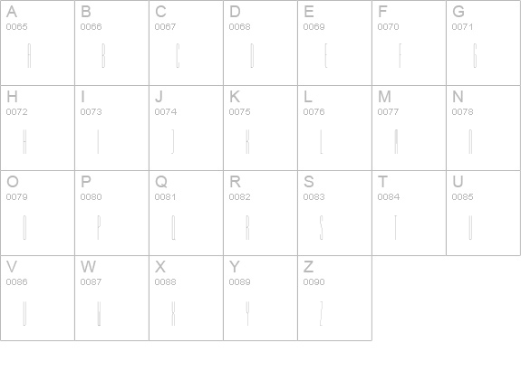 SpiritEF-Light uppercase A-Z preview