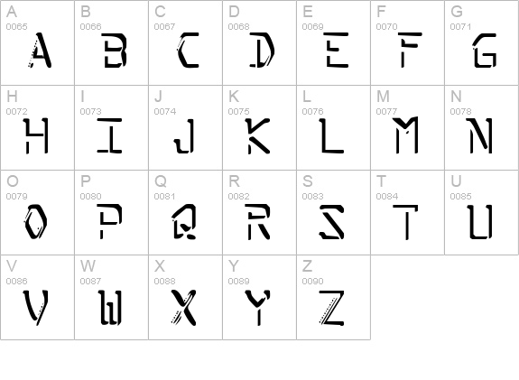 Split Enzymes uppercase A-Z preview