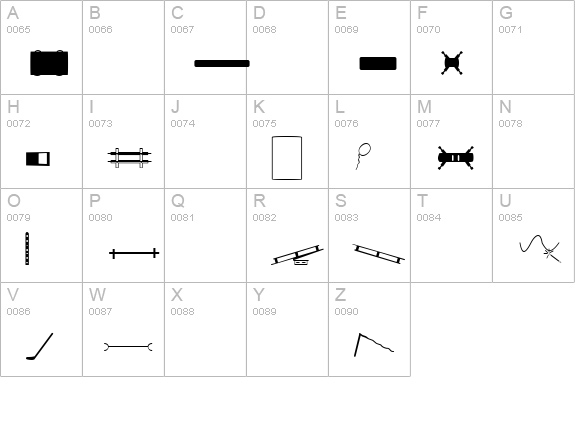 Sport uppercase A-Z preview