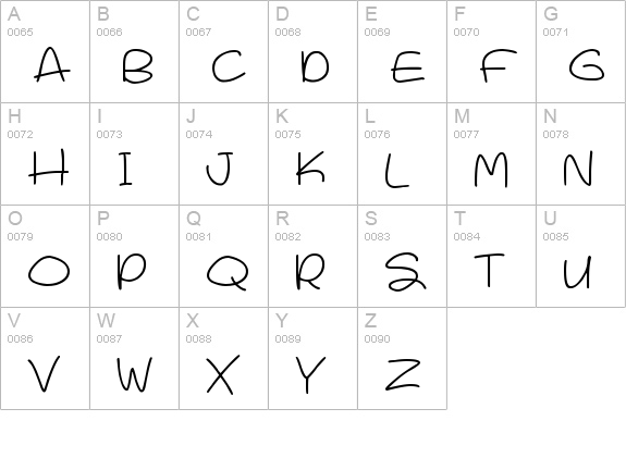 Spring In My Step
 uppercase A-Z preview