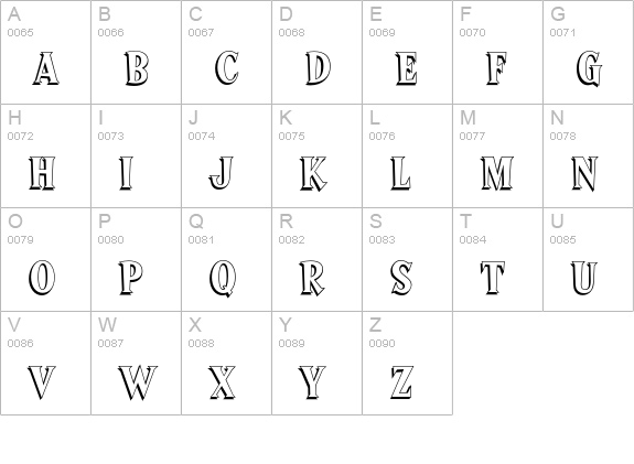 Sprocket Deluxe uppercase A-Z preview