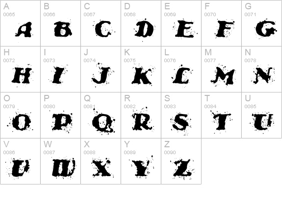 StableNo by veredgf uppercase A-Z preview