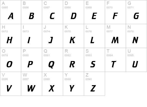 StarTrekTNGCrille uppercase A-Z preview