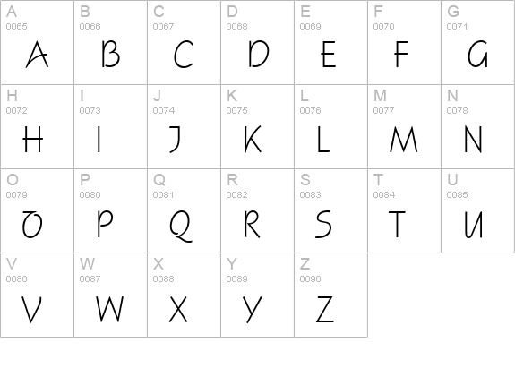 Status-Regular uppercase A-Z preview