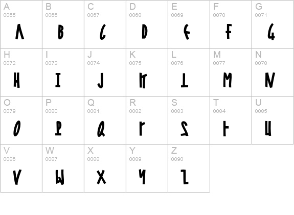 Steel-JonesBold uppercase A-Z preview