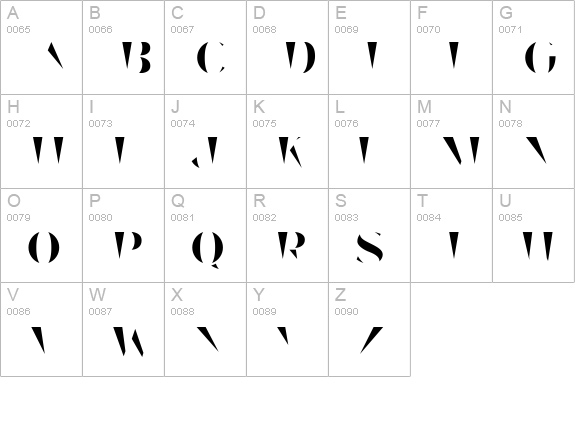 Stella Dallas Fill uppercase A-Z preview