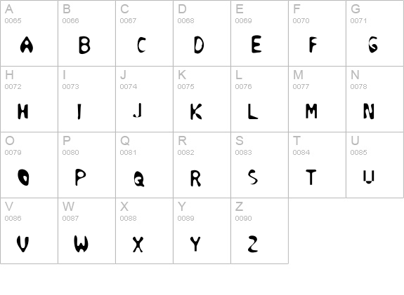 Steroid uppercase A-Z preview