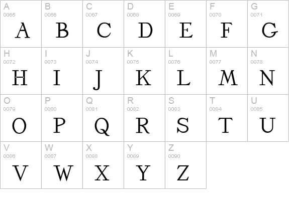 Stickee-Bold uppercase A-Z preview