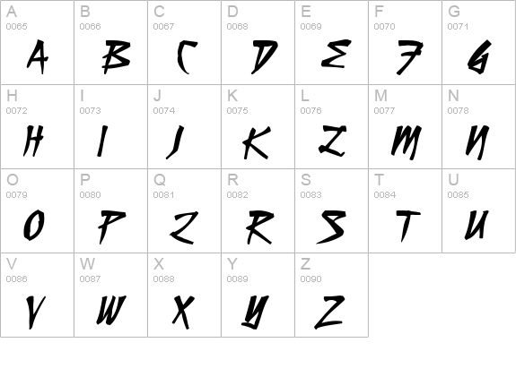 Still Time Ink uppercase A-Z preview
