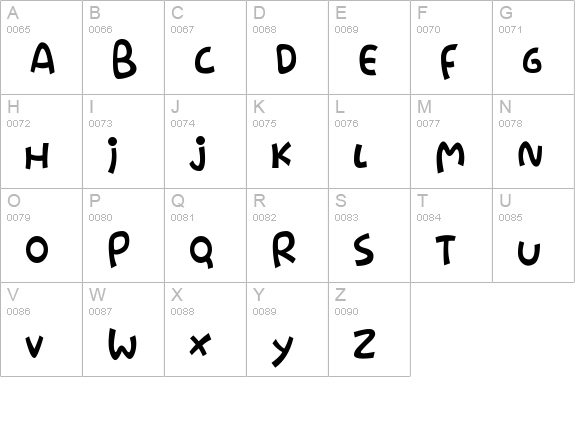 Stringz
 uppercase A-Z preview